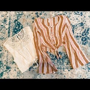 Front Tie Crop Bundle